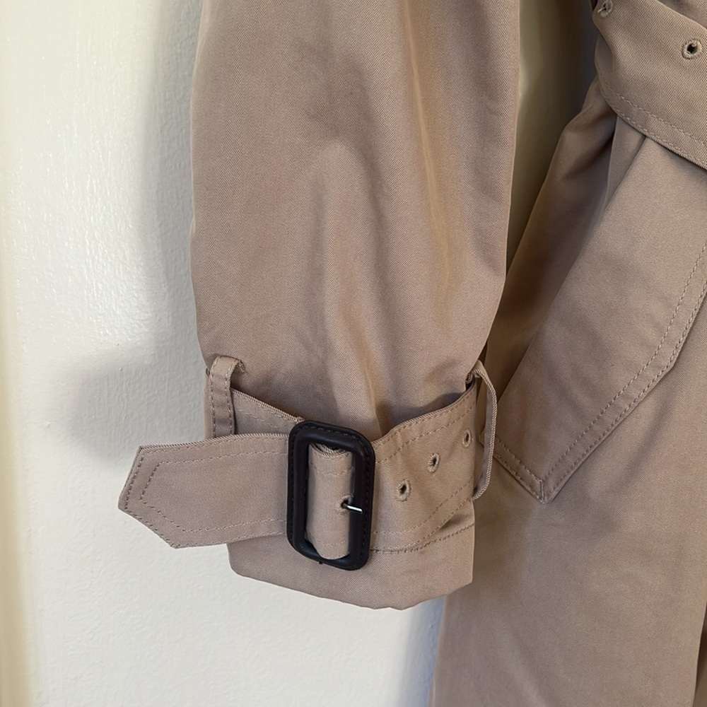NWT Zara Belted Oversized Trench Coat Sz S - Picture 5 of 12